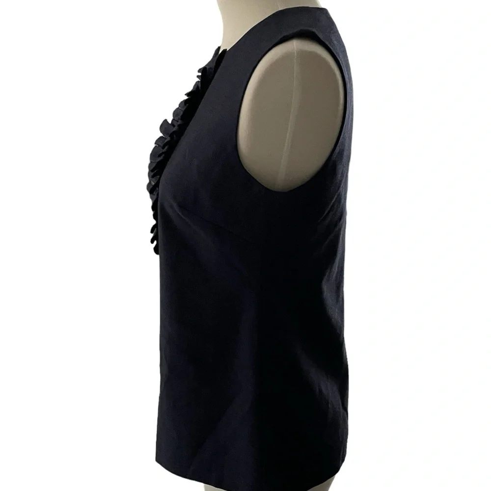 Banana Republic Wool Ruffle Tank Tops Size 2 - Picture 3 of 6